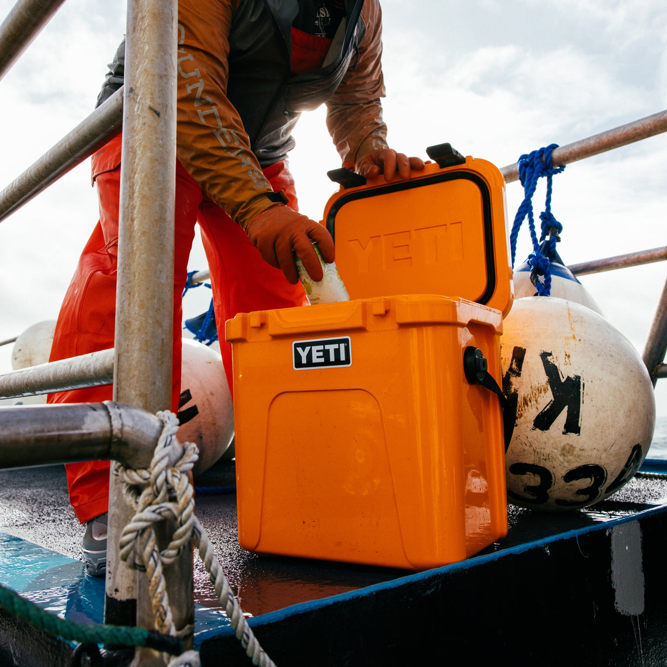 YETI's King Crab Orange Collection