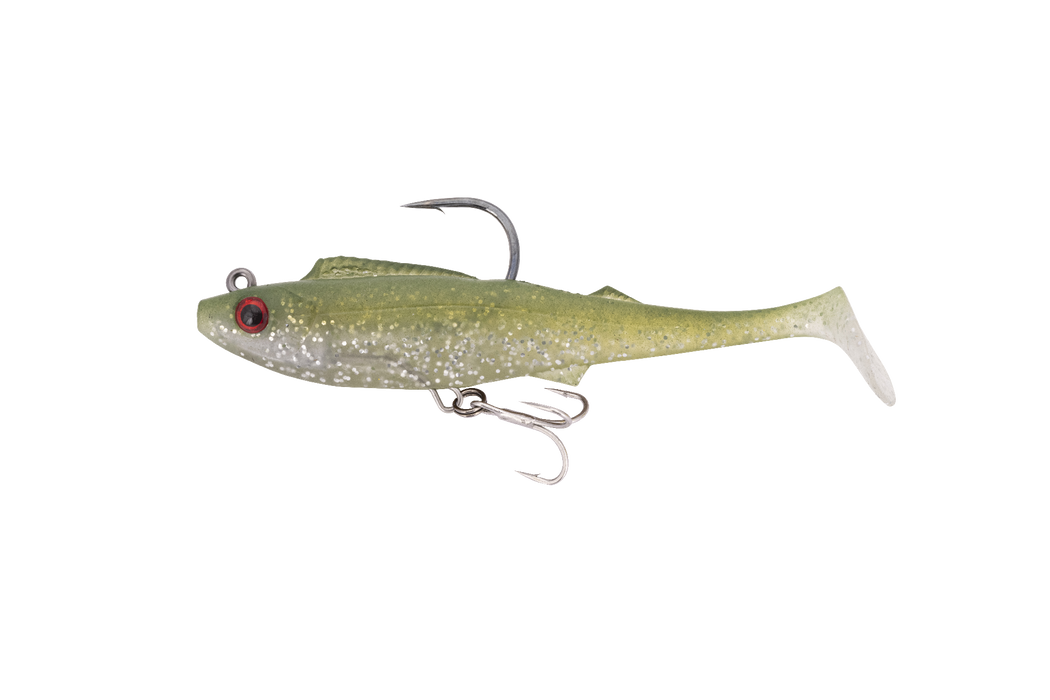 Berkley Shimma Pro-rig 8.5" [col:olive Glitter]