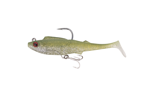 Berkley Shimma Pro-rig 6.5" [col:olive Glitter]