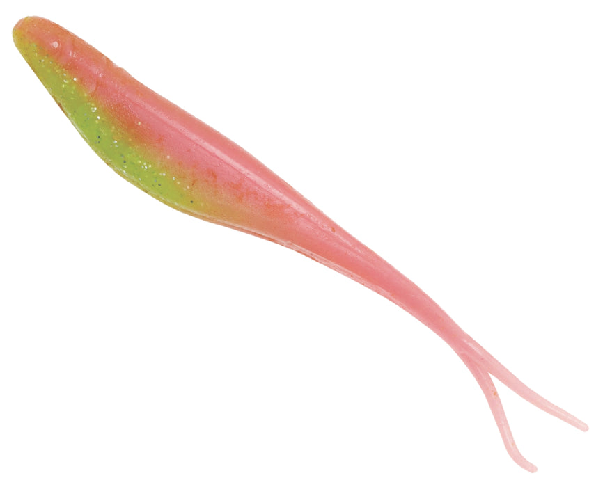 Zman Scented Jerk Shadz 7" Soft Plastic Lure 4pk [col:electric Chicken]