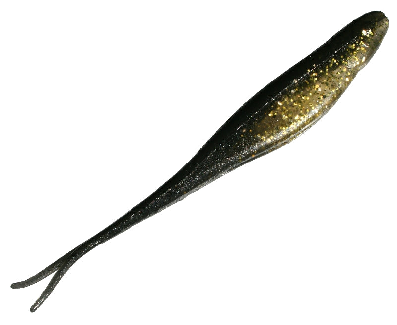 Zman Scented Jerk Shadz 5" Soft Plastic Lure 5pk [col:gold Rush]