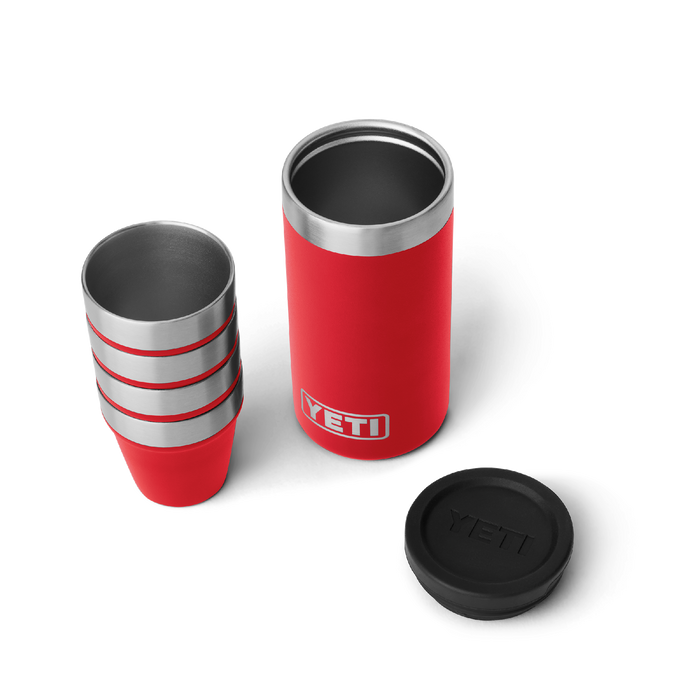 Yeti Shot Glasses & Case [col:rescue Red]