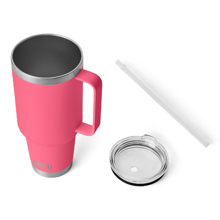 Yeti Rambler 42oz (1.2l) Straw Mug [col:tropical Pink]