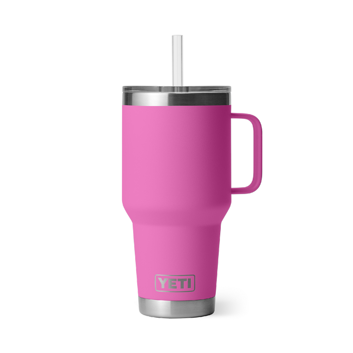 Yeti Rambler 35oz (1l) Straw Mug [col:wildflower Fuchsia]