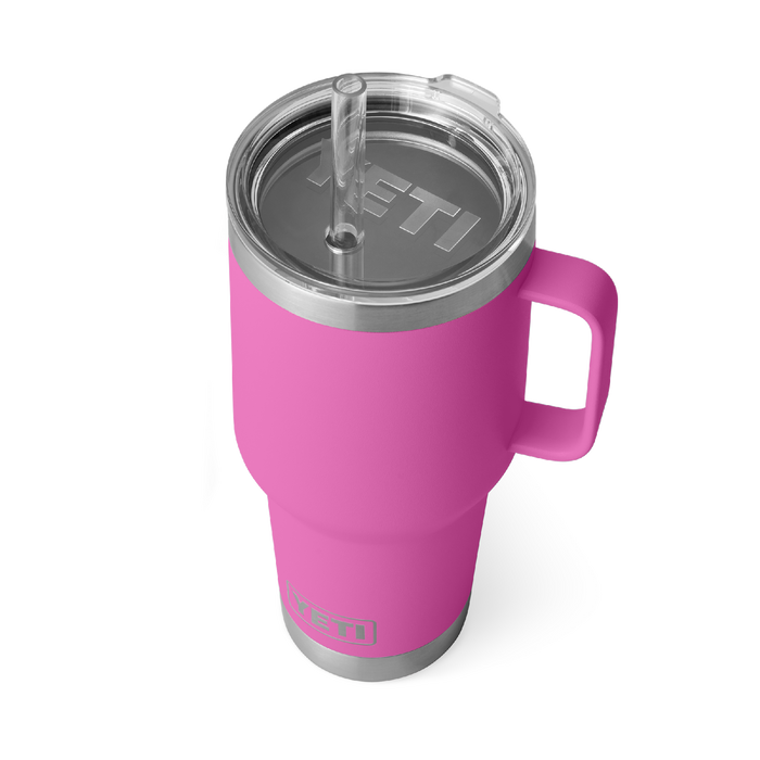 Yeti Rambler 35oz (1l) Straw Mug [col:wildflower Fuchsia]