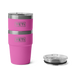 Yeti Rambler 16oz (473ml) Stackable Cup [col:wildflower Fuchsia]