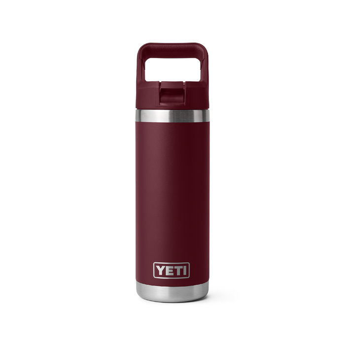 Yeti Rambler 18oz (532ml) Straw Bottle [col:wild Vine Red]