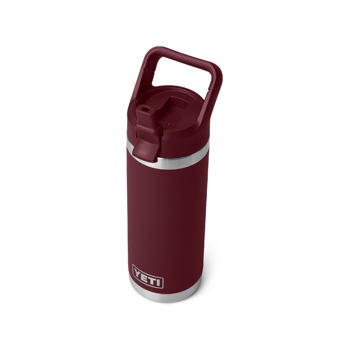 Yeti Rambler 18oz (532ml) Straw Bottle [col:wild Vine Red]