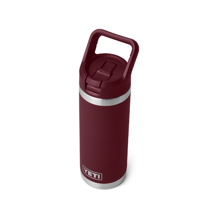 Yeti Rambler 18oz (532ml) Straw Bottle [col:wild Vine Red]