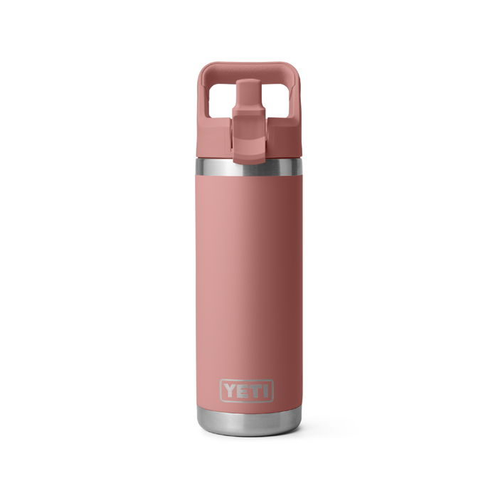 Yeti Rambler 18oz (532ml) Straw Bottle [col:sandstone Pink]