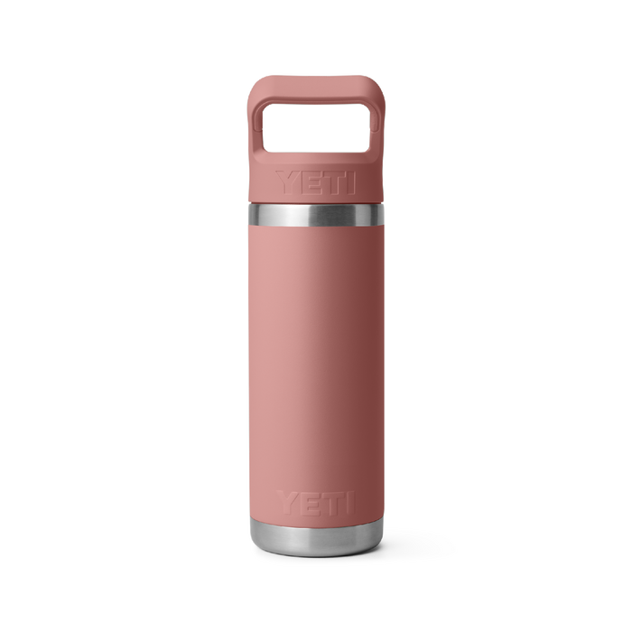 Yeti Rambler 18oz (532ml) Straw Bottle [col:sandstone Pink]