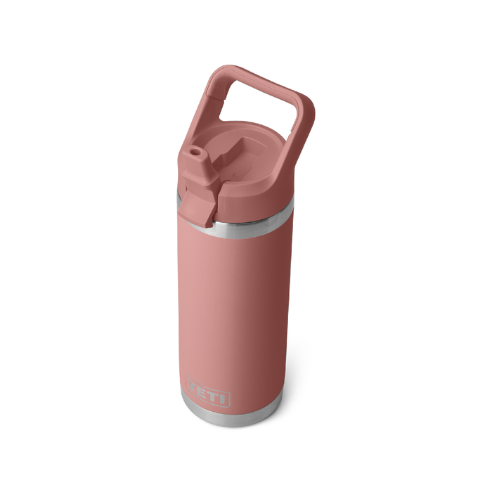 Yeti Rambler 18oz (532ml) Straw Bottle [col:sandstone Pink]