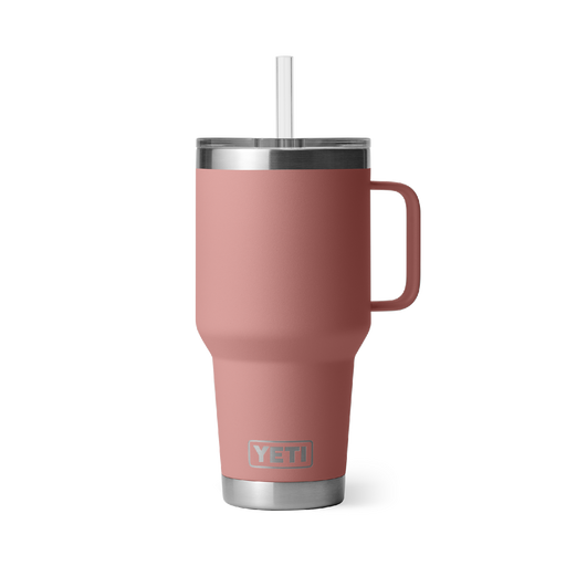 Yeti Rambler 35oz (1l) Straw Mug [col:sandstone Pink]