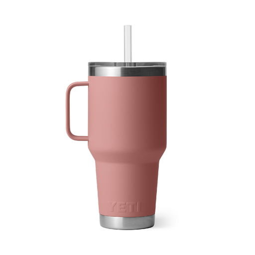 Yeti Rambler 35oz (1l) Straw Mug [col:sandstone Pink]