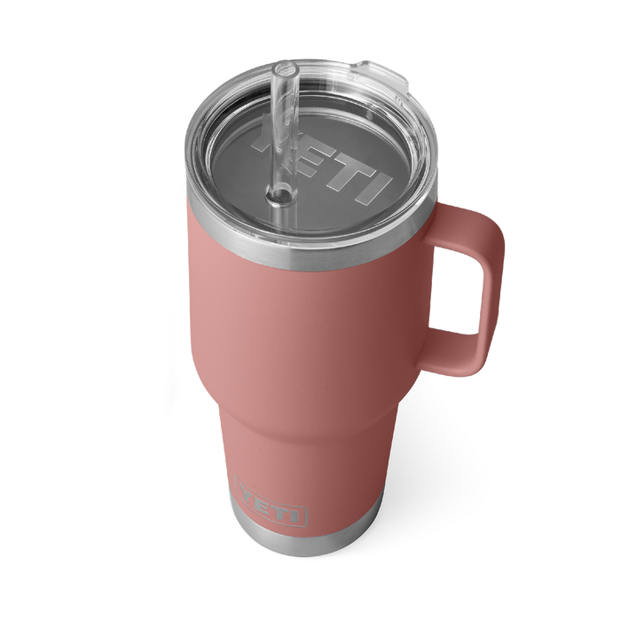 Yeti Rambler 35oz (1l) Straw Mug [col:sandstone Pink]