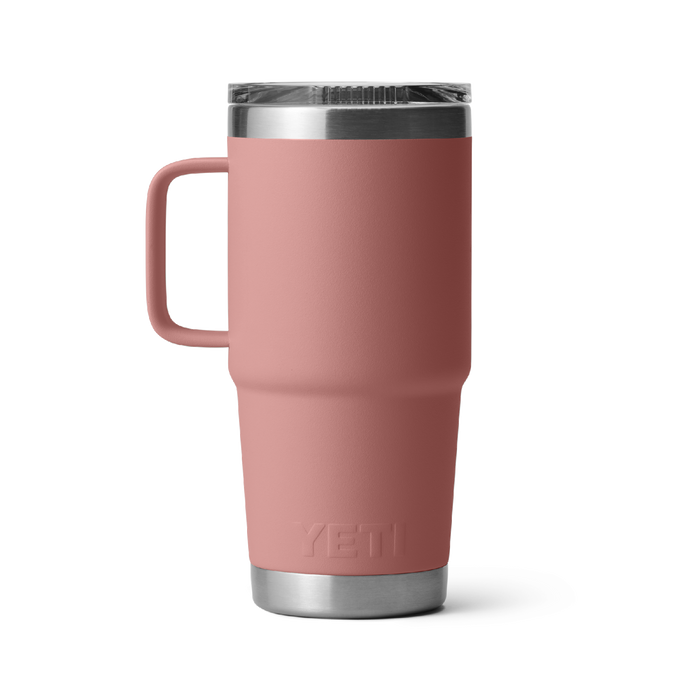 Yeti Rambler 20oz (591ml) Travel Mug [col:sandstone Pink]