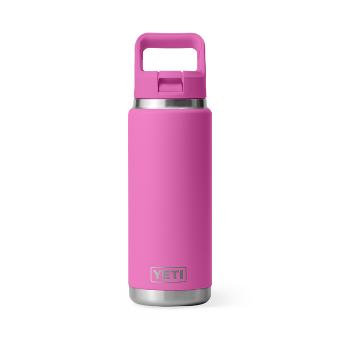 Yeti Rambler 26oz (760ml) Straw Bottle [col:wildflower Fuchsia]