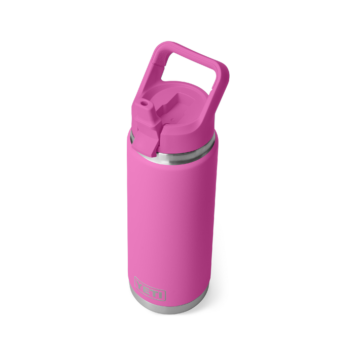 Yeti Rambler 26oz (760ml) Straw Bottle [col:wildflower Fuchsia]