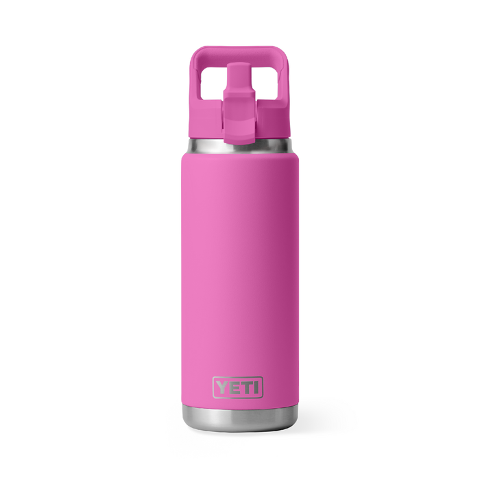 Yeti Rambler 26oz (760ml) Straw Bottle [col:wildflower Fuchsia]