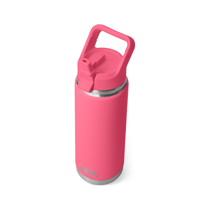 Yeti Rambler 26oz (760ml) Straw Bottle [col:tropical Pink]