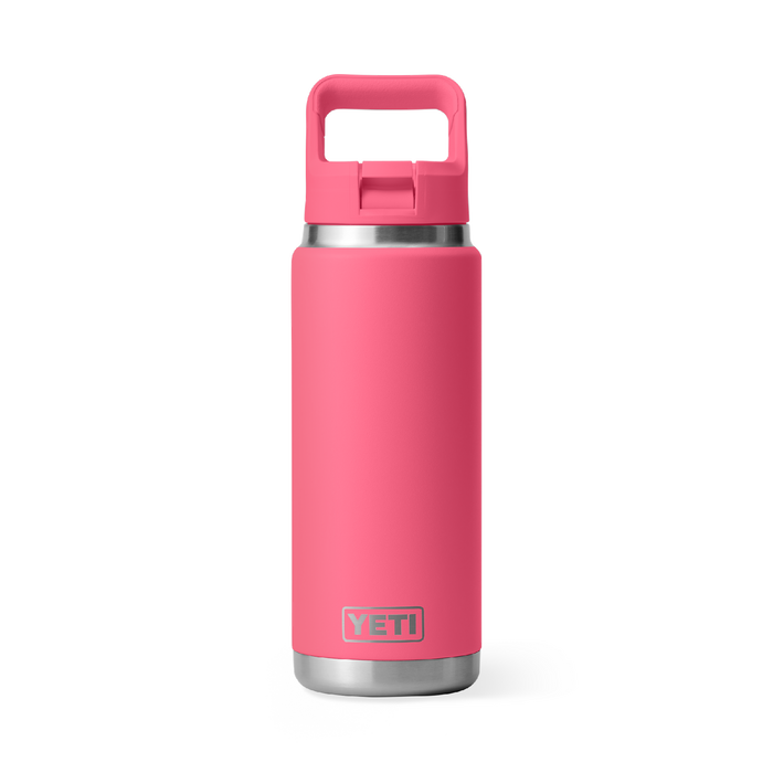 Yeti Rambler 26oz (760ml) Straw Bottle [col:tropical Pink]