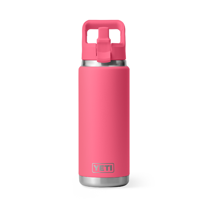 Yeti Rambler 26oz (760ml) Straw Bottle [col:tropical Pink]