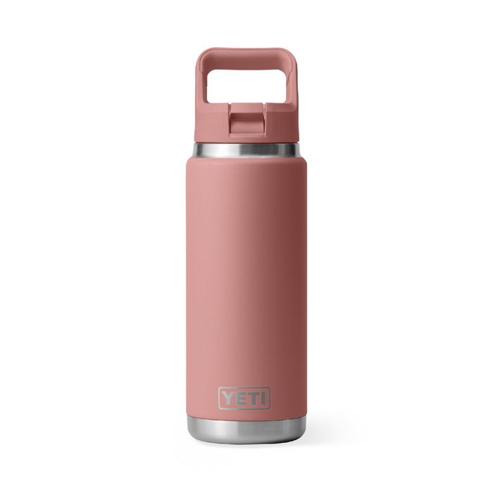 Yeti Rambler 26oz (760ml) Straw Bottle [col:sandstone Pink]