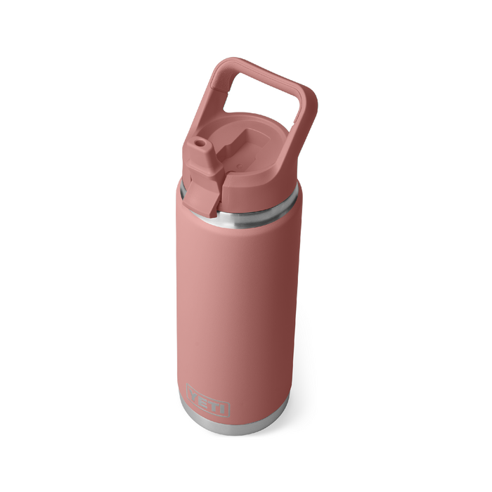 Yeti Rambler 26oz (760ml) Straw Bottle [col:sandstone Pink]