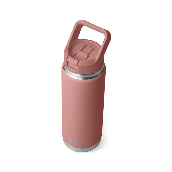 Yeti Rambler 26oz (760ml) Straw Bottle [col:sandstone Pink]