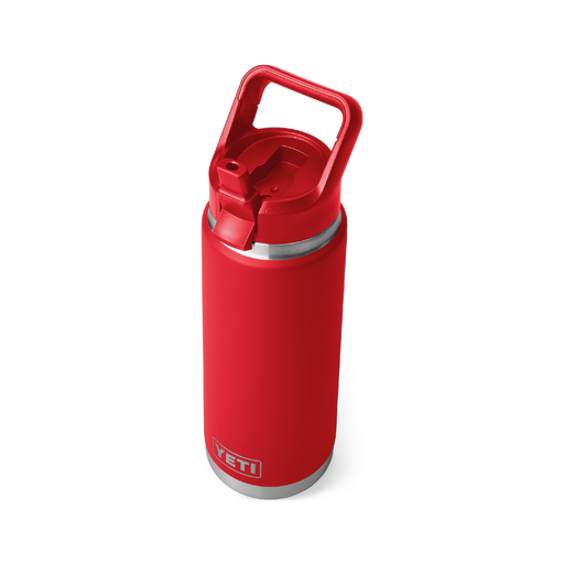 Yeti Rambler 26oz (760ml) Straw Bottle [col:rescue Red]