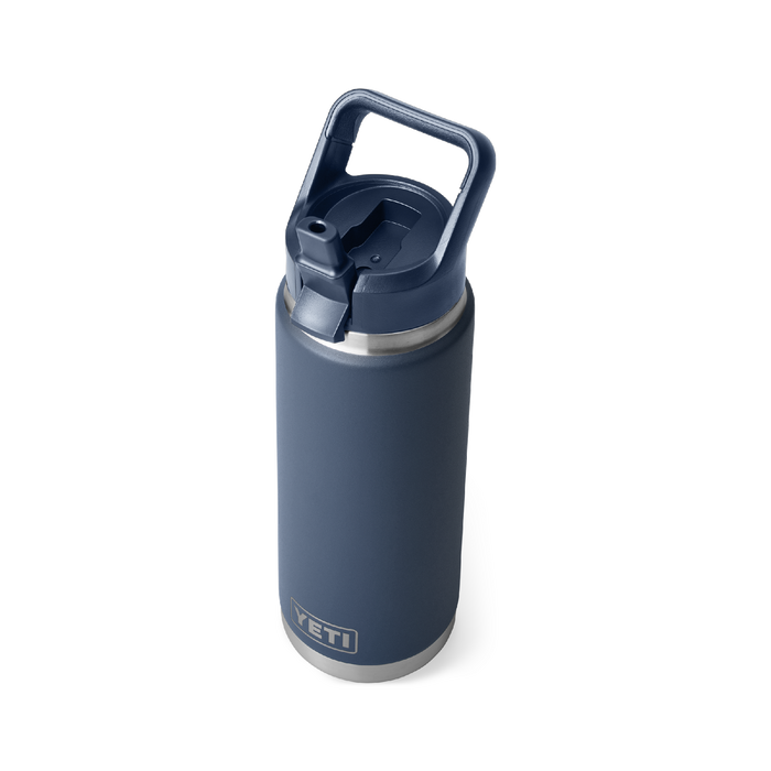 Yeti Rambler 26oz (760ml) Straw Bottle [col:navy]