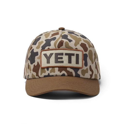 Yeti Snapback Hat Wetlands Brown Camo