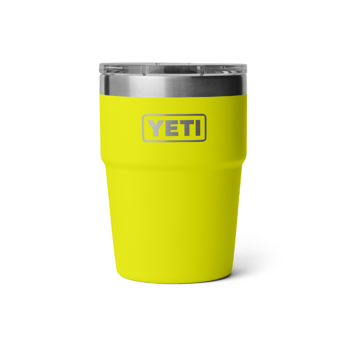 Yeti Rambler 16oz (473ml) Stackable Cup [col:firefly Yellow]