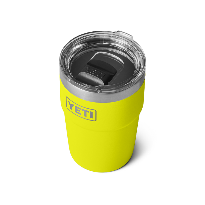 Yeti Rambler 16oz (473ml) Stackable Cup [col:firefly Yellow]