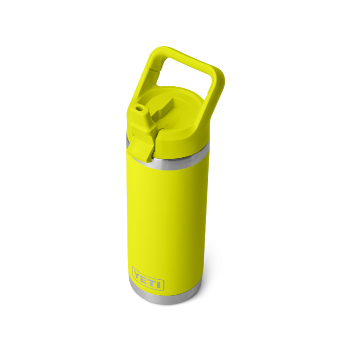 Yeti Rambler 18oz (532ml) Straw Bottle [col:firefly Yellow]