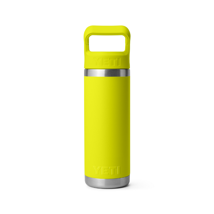 Yeti Rambler 18oz (532ml) Straw Bottle [col:firefly Yellow]