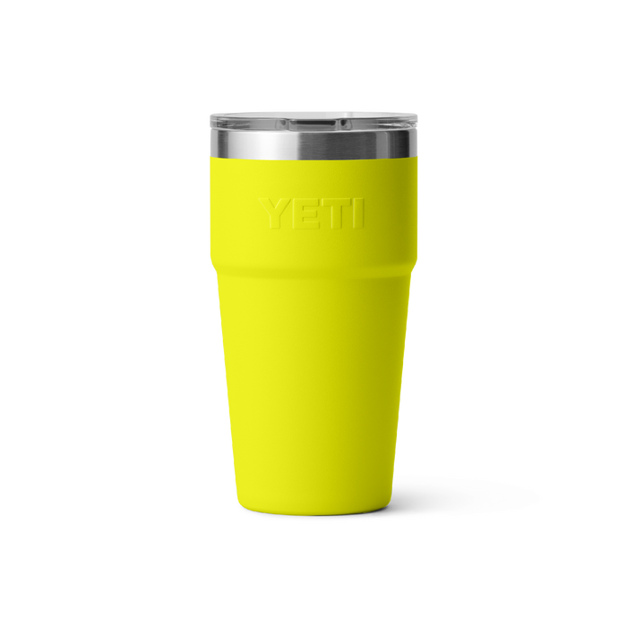 Yeti Rambler 20oz (591ml) Stackable Cup [col:firefly Yellow]