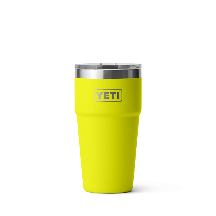 Yeti Rambler 20oz (591ml) Stackable Cup [col:firefly Yellow]