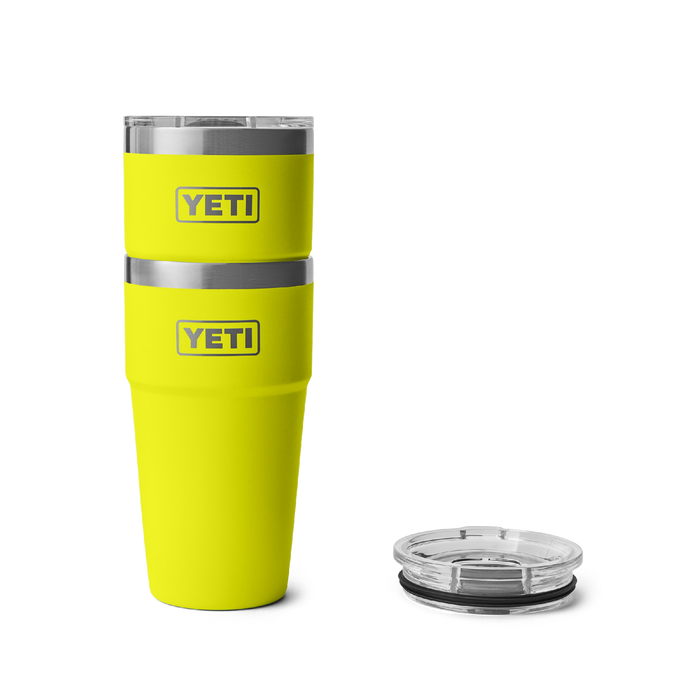 Yeti Rambler 20oz (591ml) Stackable Cup [col:firefly Yellow]