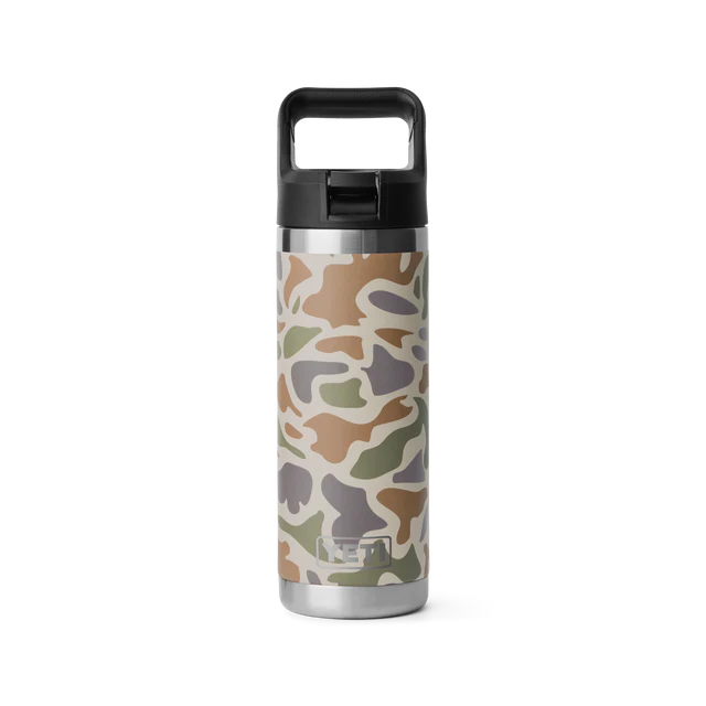 Yeti Rambler 18oz (532ml) Straw Bottle [col:tan Camo]