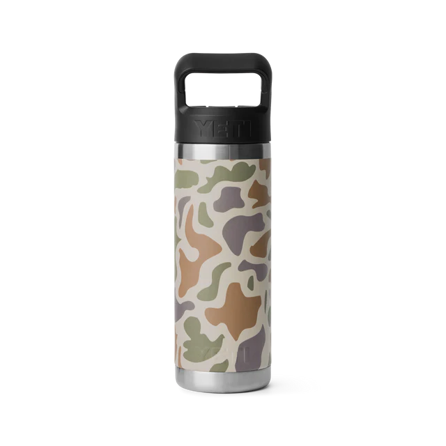 Yeti Rambler 18oz (532ml) Straw Bottle [col:tan Camo]