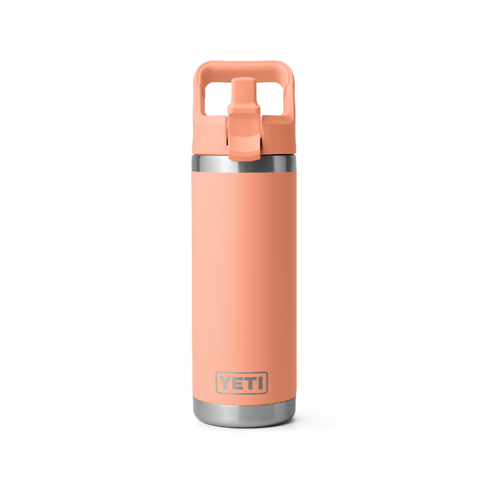 Yeti Rambler 18oz (532ml) Straw Bottle [col:low Country Peach]