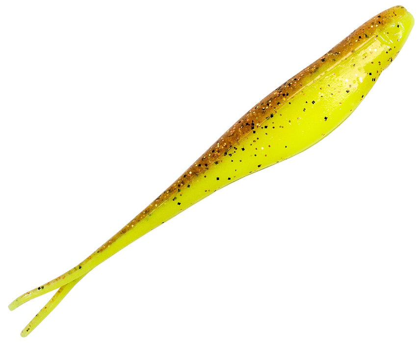 Zman Scented Jerk Shadz 5" Soft Plastic Lure 5pk [col:sexy Penny]