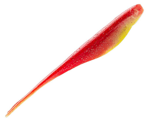 Zman Scented Jerk Shadz 4" Soft Plastic Lure 5pk [col:bleeding Banana]